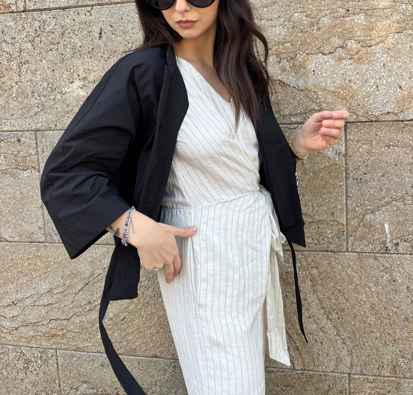 MINI TRENCH KIMONO