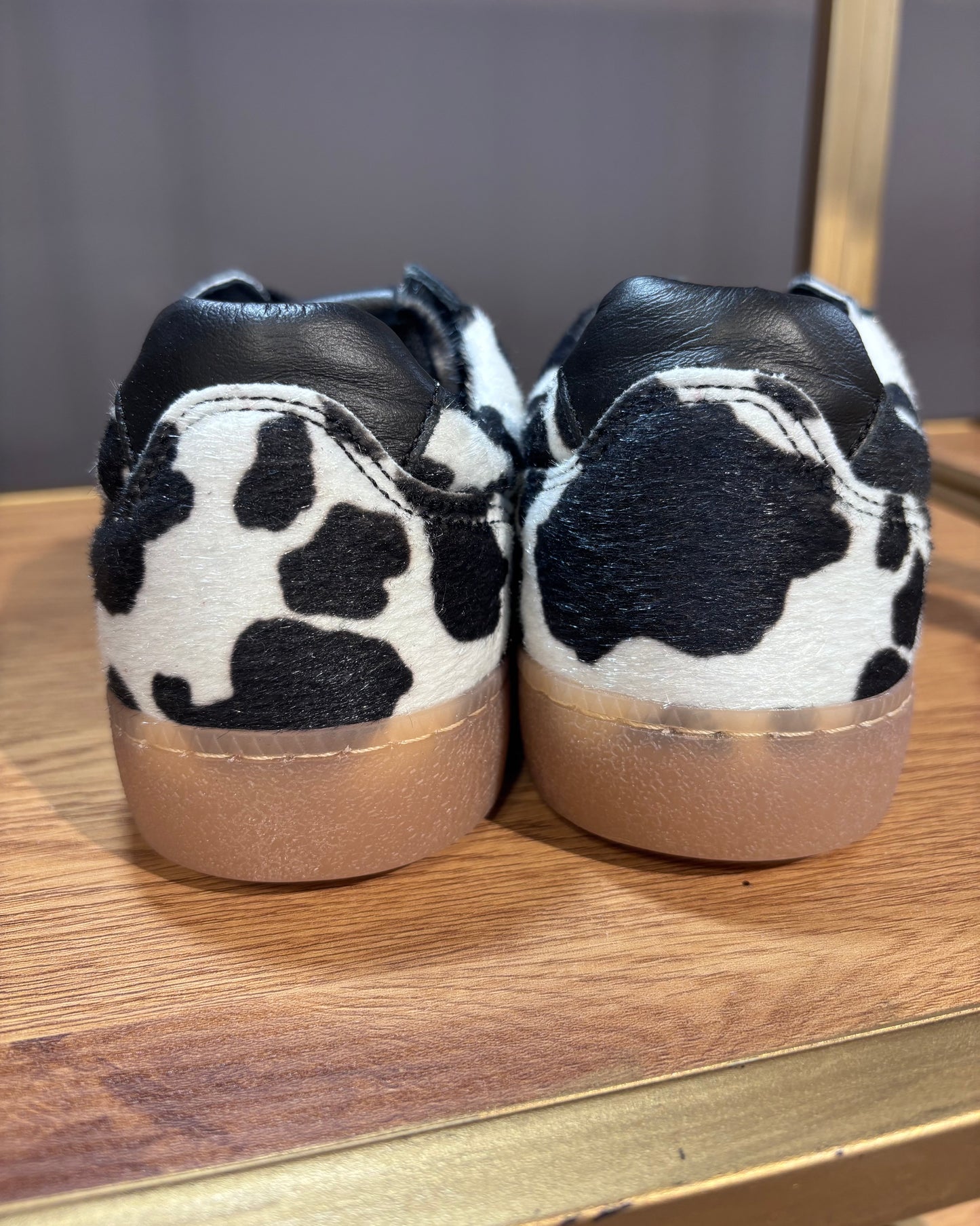 COW SNEAKERS  BLACK/WHITE