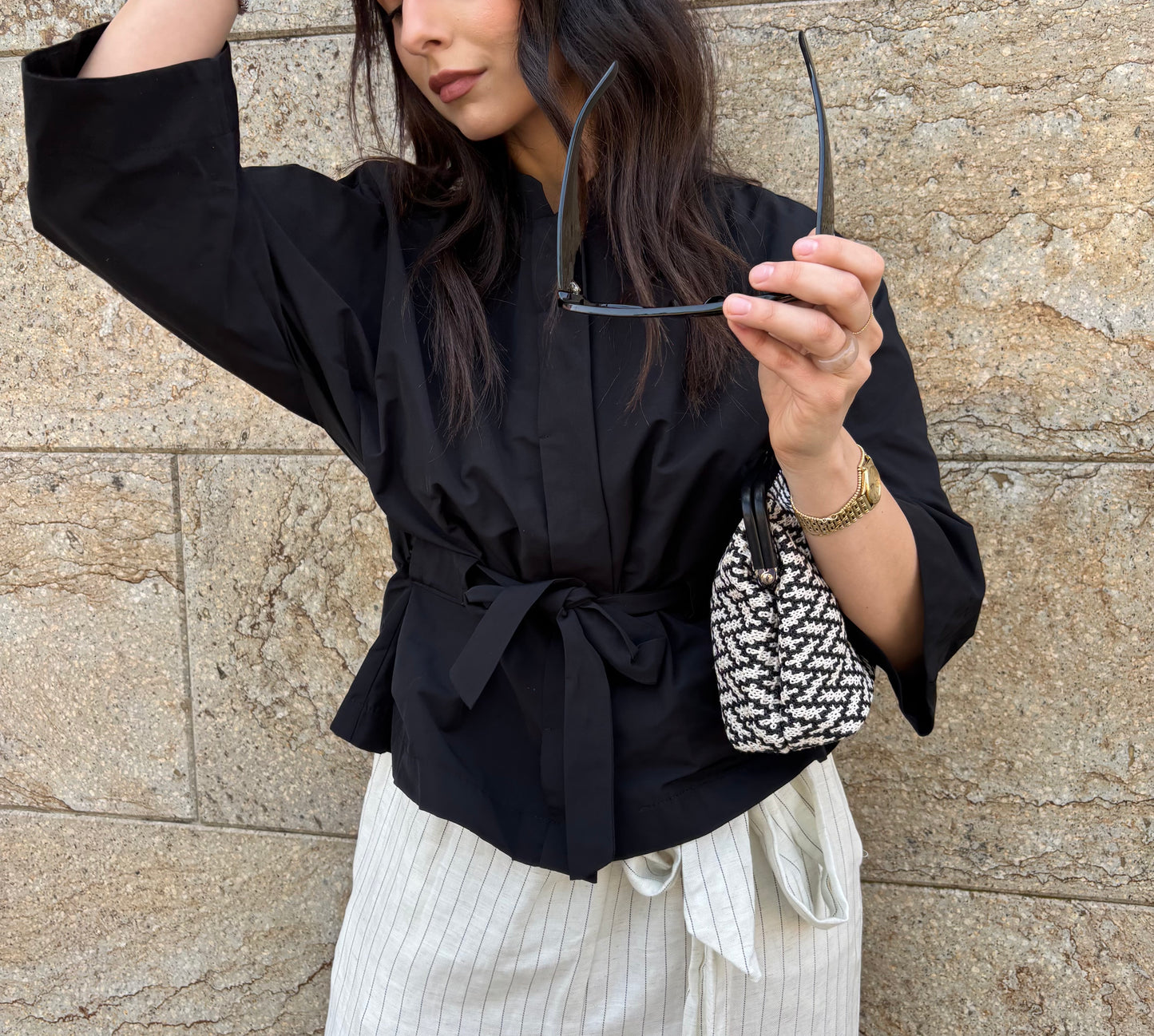 MINI TRENCH KIMONO