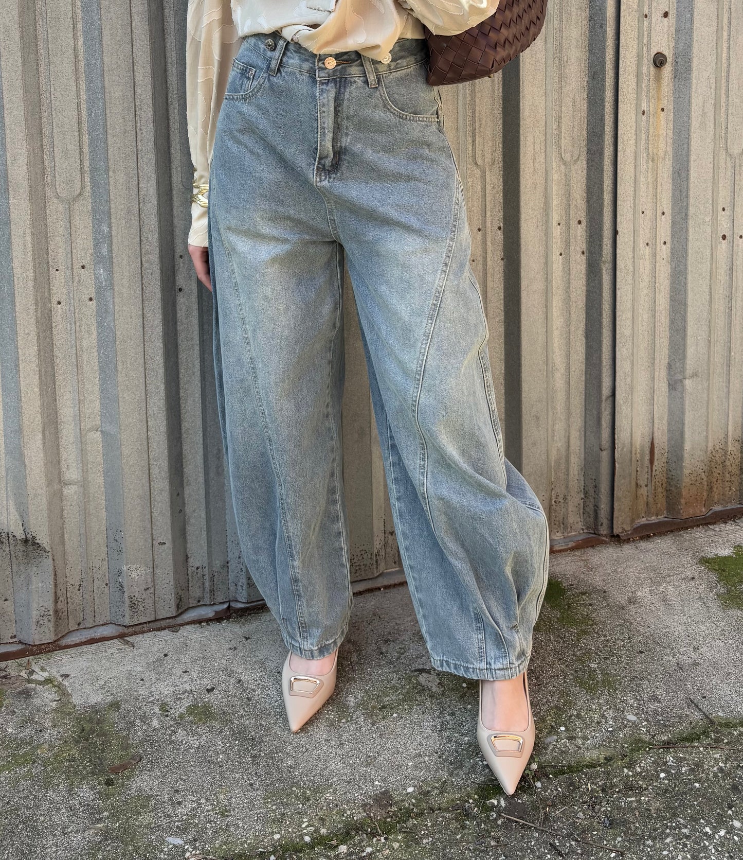 JEANS BRETELLE
