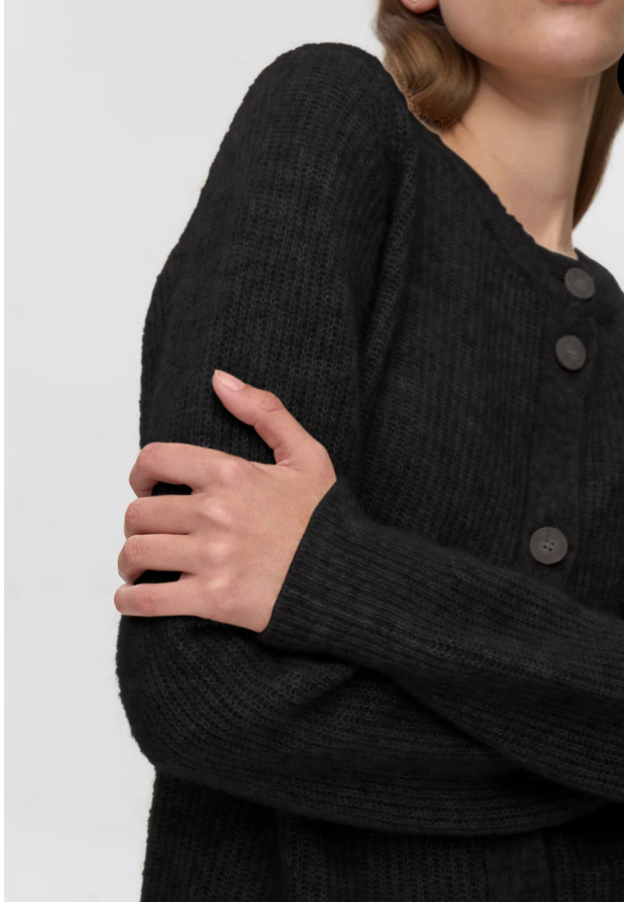 CARDIGAN BOTTONI BLACK