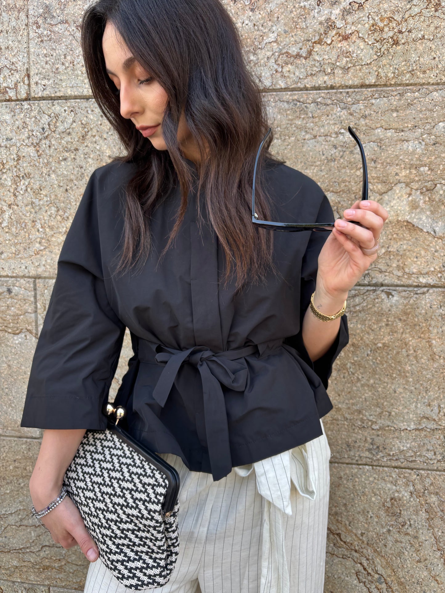 MINI TRENCH KIMONO