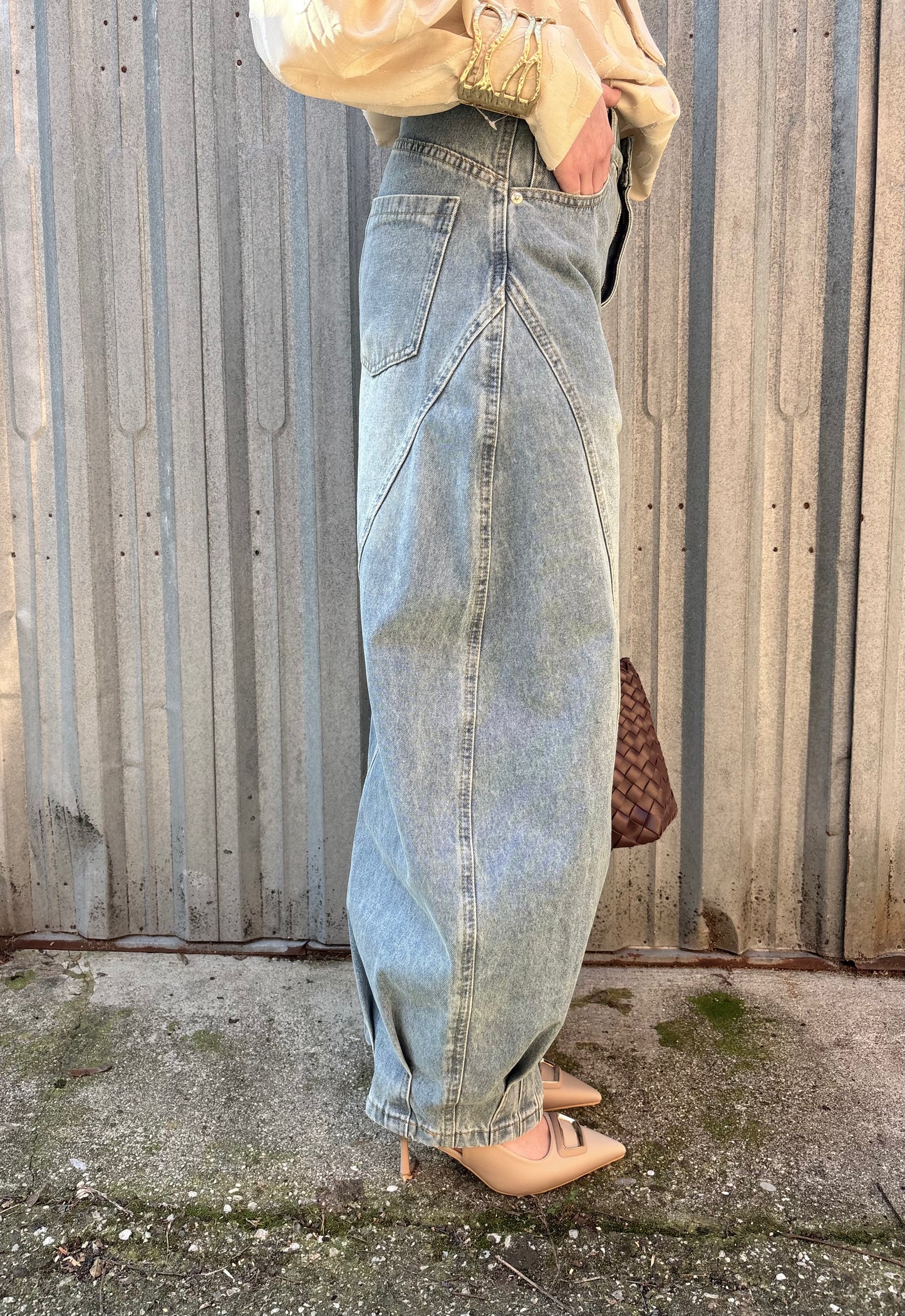 JEANS BRETELLE
