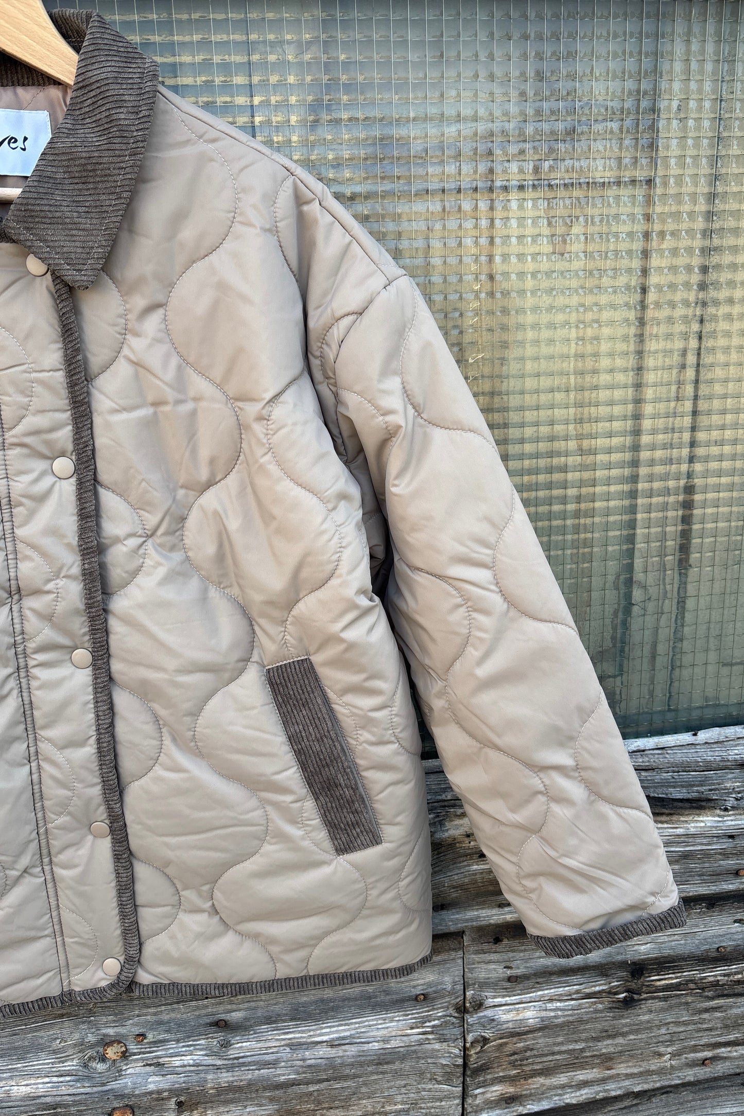 GIACCA TRAPUNTATA CORDUROY