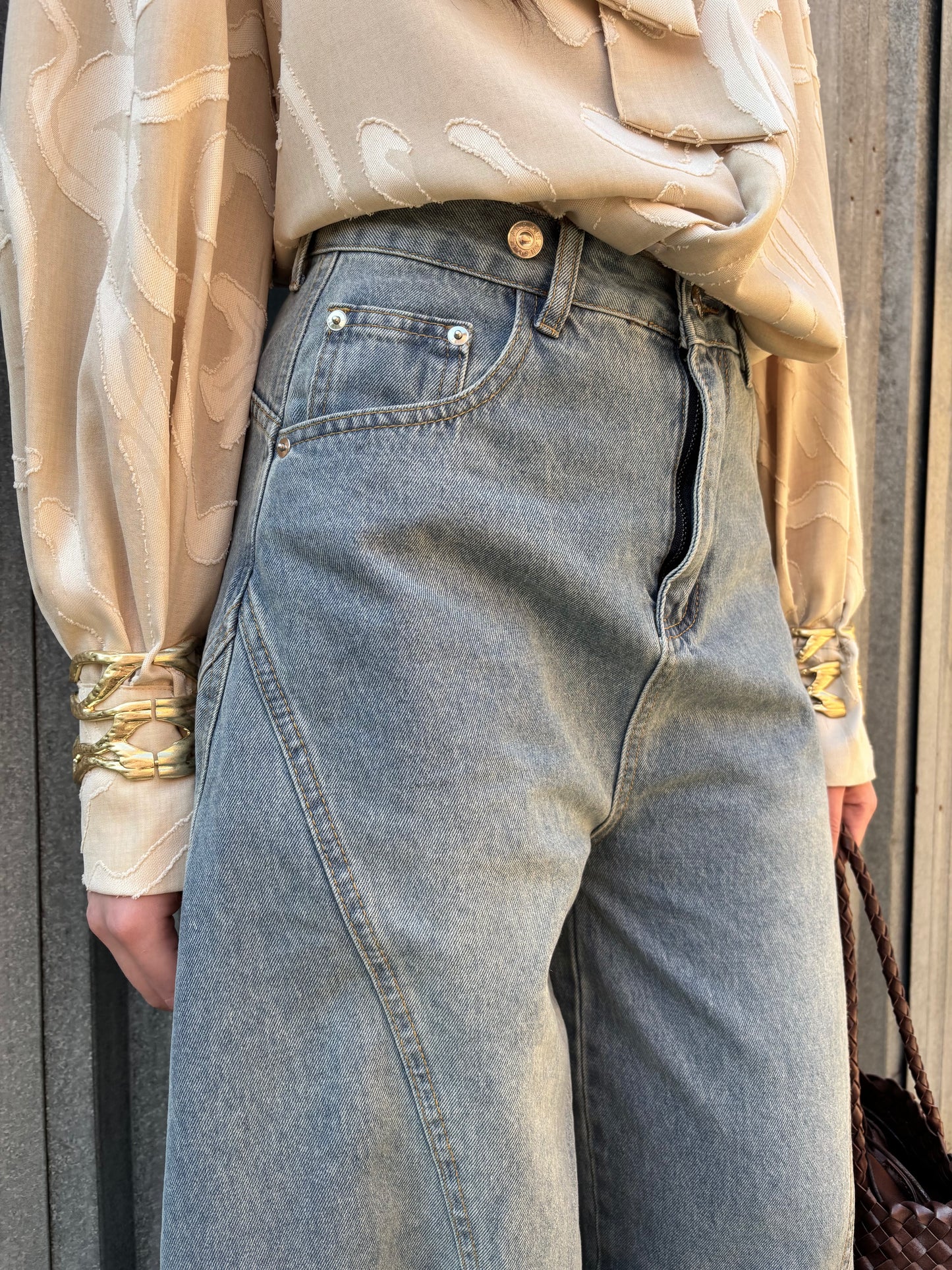 JEANS BRETELLE