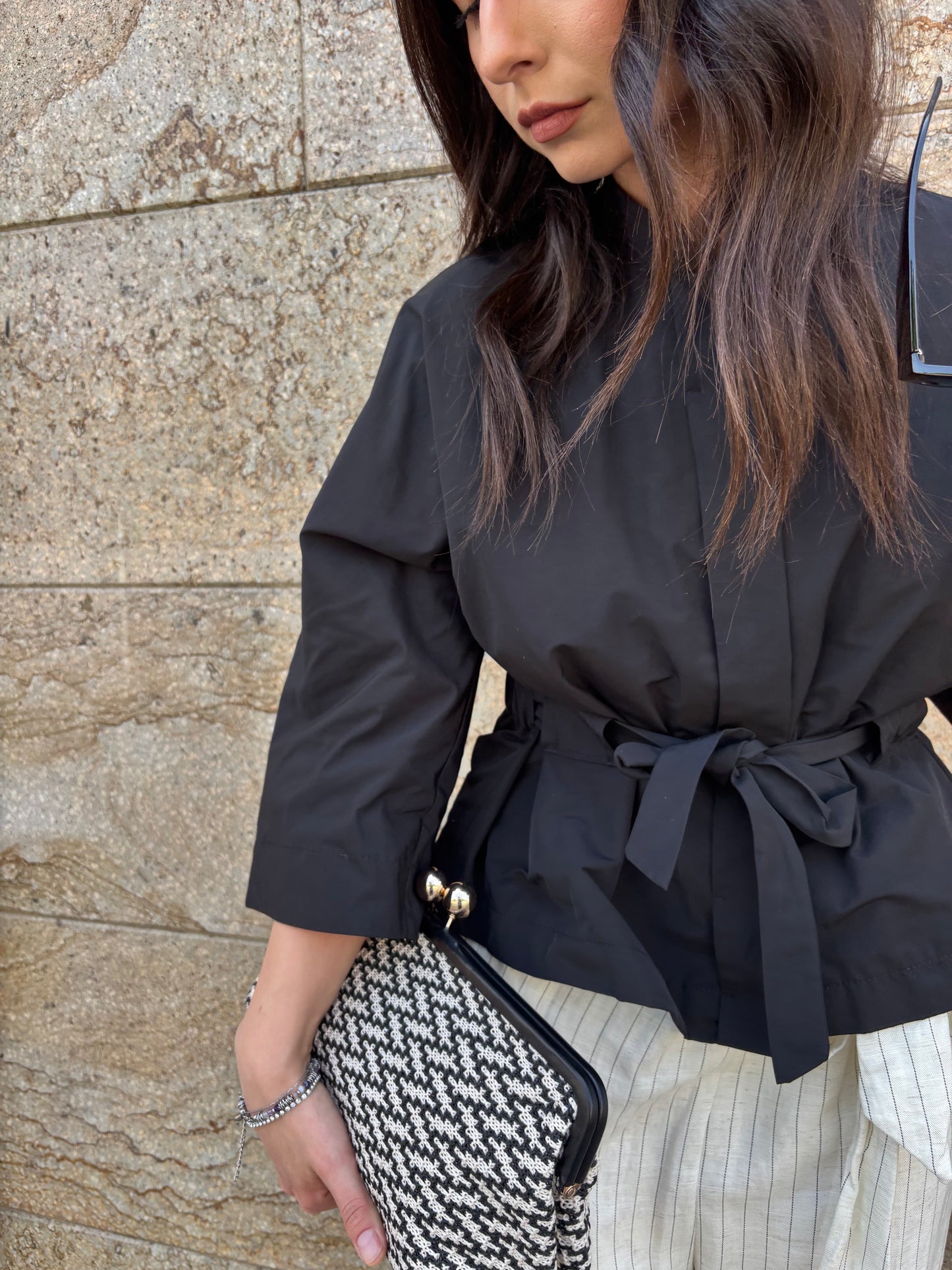 MINI TRENCH KIMONO