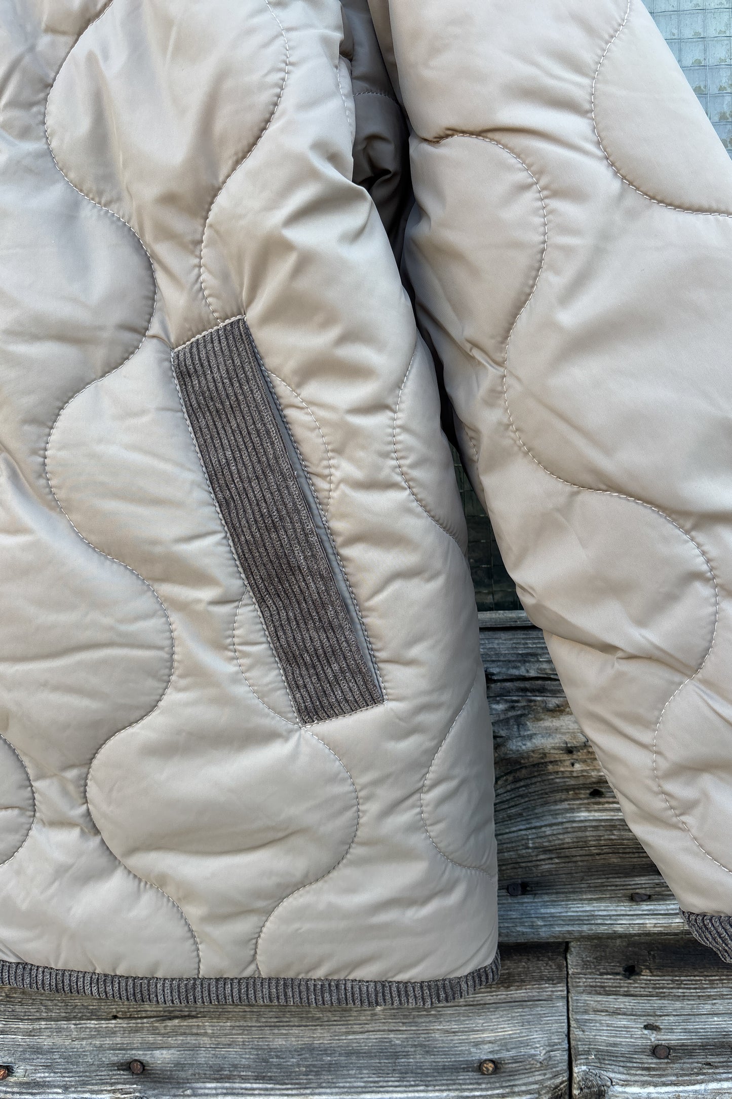 GIACCA TRAPUNTATA CORDUROY